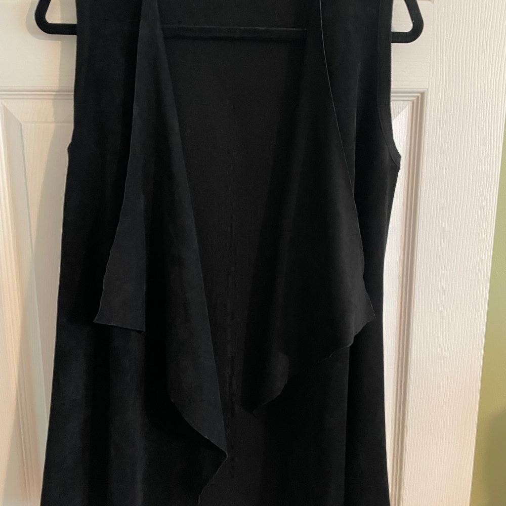 Calvin Klein Black Sleeveless Vest Medium